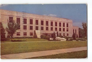 Springfield Missouri Postcard 1952 Southwest Missouri State College Field House