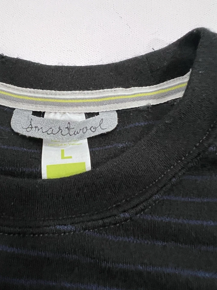 Camisa Smartwool Para Hombre Lana Merino Manga Larga Cuello Redondo, Capa Base Talla Grande Foto 3 de 4