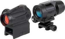 Sig Sauer Romeo MSR Gen II 2 MOA Red Dot Sight Juliet3-Micro 3x22mm Magnifier
