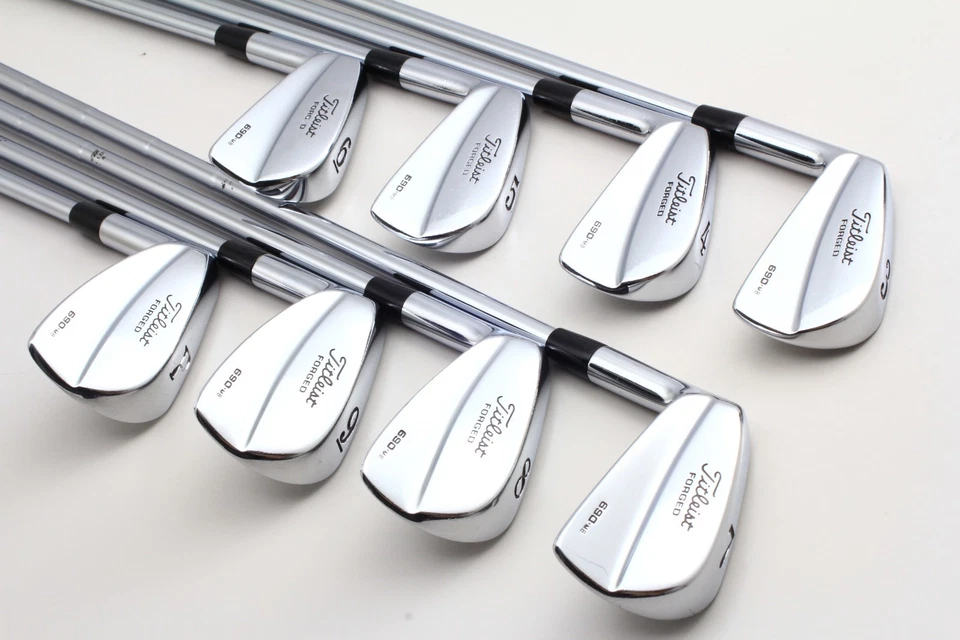 【LEFT】8Pcs Titleist FORGED 690.MB Irons 3-4-5-6-7-8-9-PW Stiff Flex DG S200 LH - Image 2 of 4