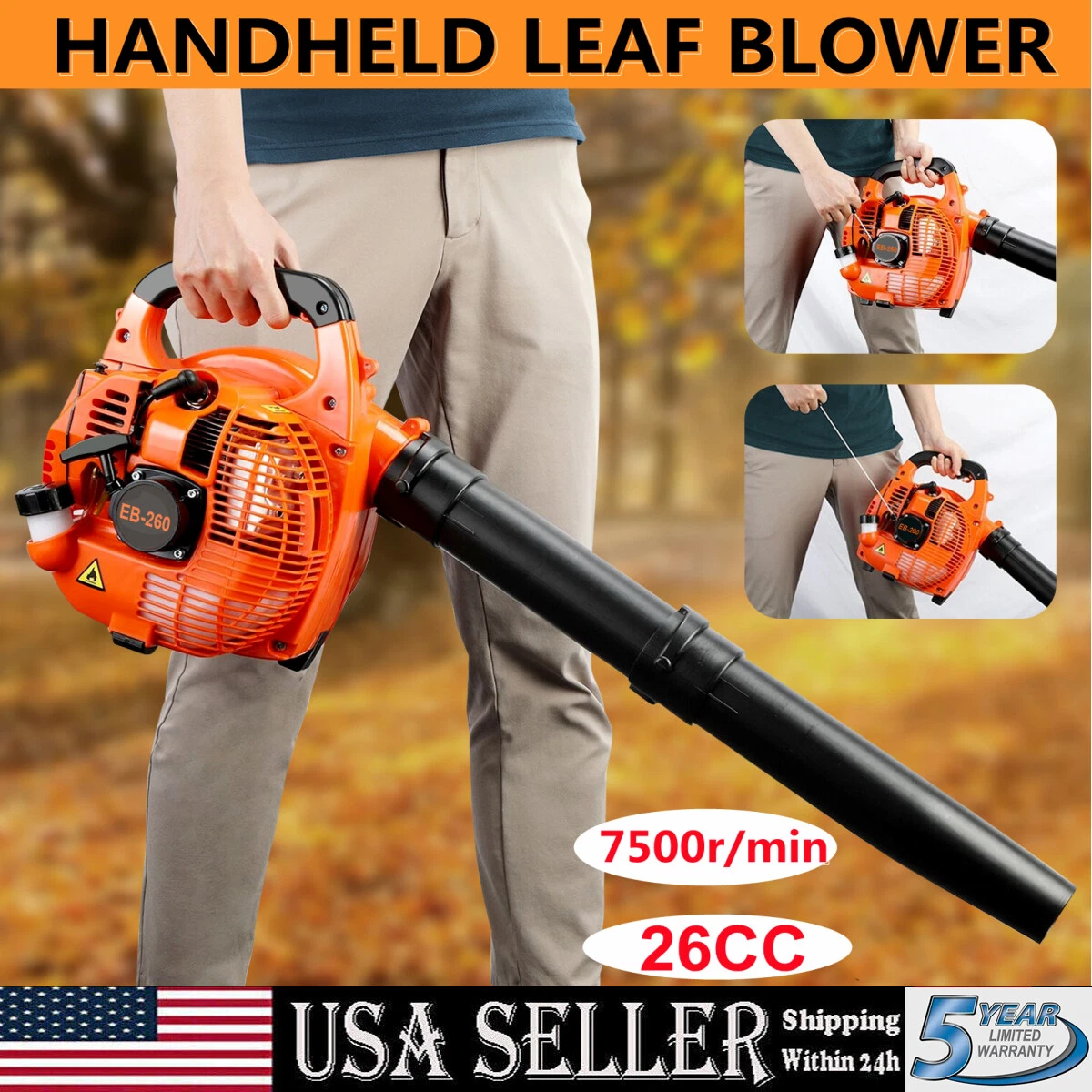 Gas leaf blower vacuum online