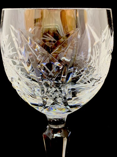 American Cut "Juliette" Handcut Crystal Wine glass 5.5" - Bild 8 von 9
