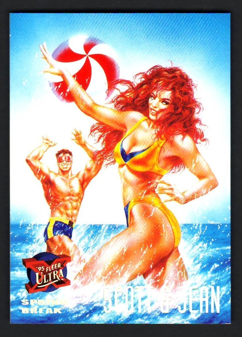 95 FLEER ULTRA X-MEN BASE CARD 147 SPRING BREAKER SCOTT & JEAN | eBay
