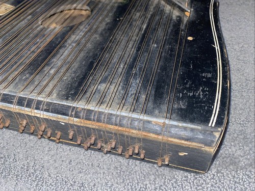Antike deutsche Zither Fischer Lieblings deutsche nummerierte Mandolinette RAR!! - Bild 9 von 24