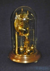 Vtg. Kundo (Kieninger & Obergfell) 400 Day Glass Dome Anniversary/Torsion Clock — photo 3