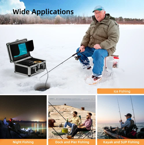Eyoyo Underwater Fishing Camera Video Fish Finder 1000TVL Waterproof DVR - Picture 7 of 8