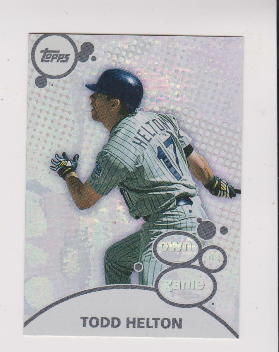 2002 Topps Own The Game #OG2 Todd Helton card, Colorado Rockies
