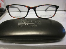 London Fog NOREEN in BROWN sz 50- 17-135 mm DEMO Eyeglass Frame Generic Case