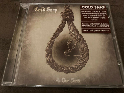 COLD SNAP - All Our Sins CD Groove Metal Slipknot Gojira Architects Lamb of God