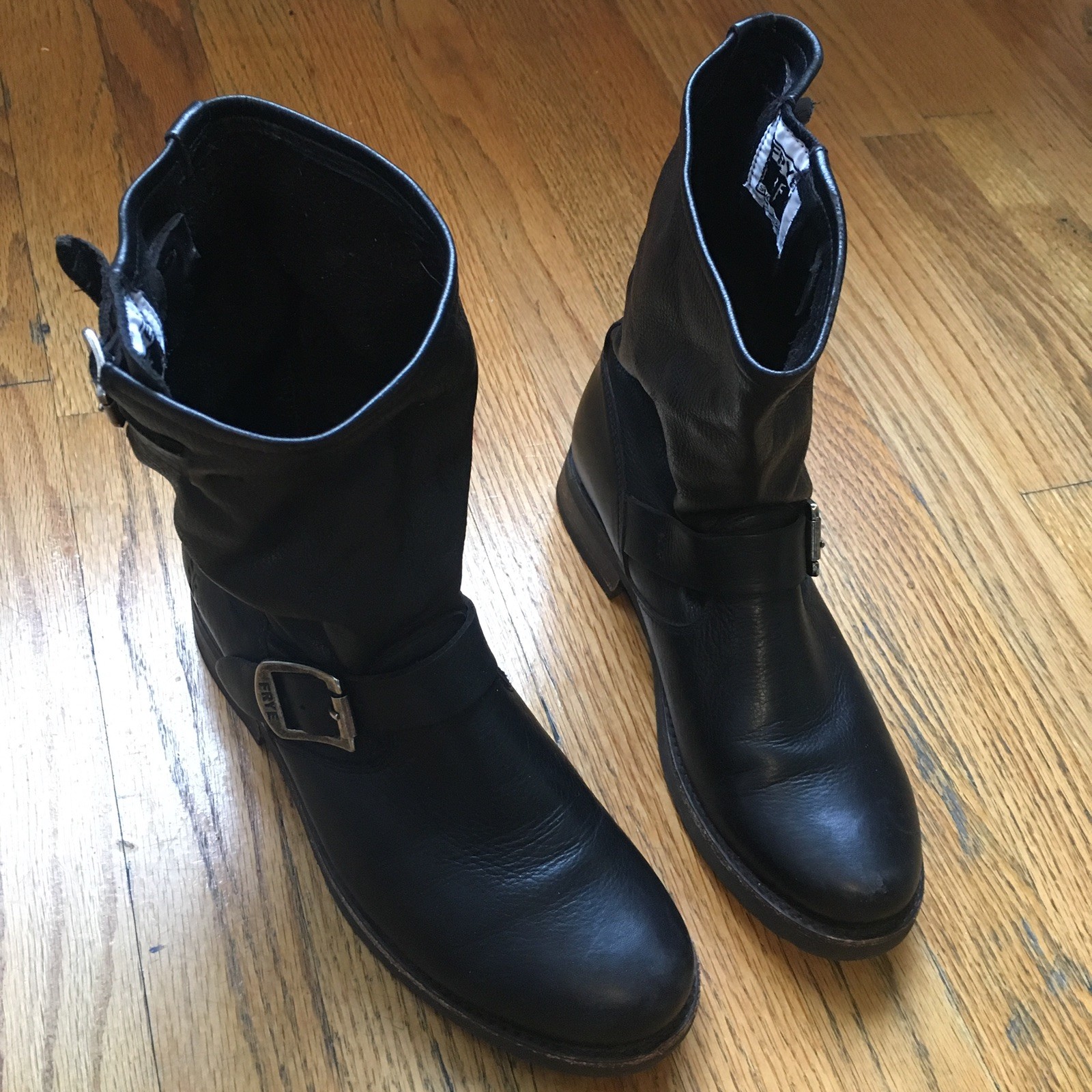 Frye Veronica corta para mujer talla 7.5 motociclista botas de motociclista 7.5 de cuero trabajo con cinturón d7066a Frye Veronica corta para mujer talla 7.5 motociclista botas de motociclista 7.5 de cuero trabajo con cinturón d7066a