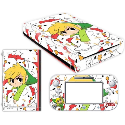 Autocollant pour Wii U film peau souple autocollant complet Wii U mignon dessin animé enveloppes bricolage - Photo 19/22