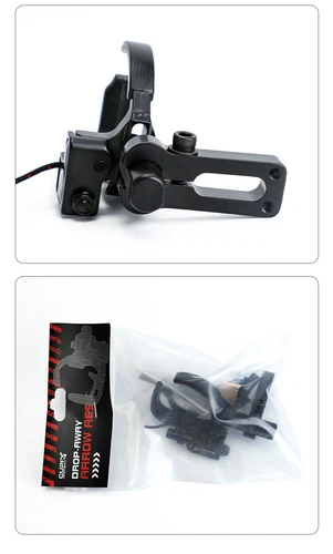 Adjustable Right Hand Archery Drop Away Arrow Rest Compound Bow Hunting Black - Picture 14 of 14