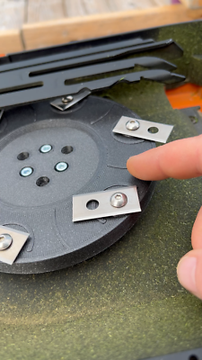 Disco Lama Per Robot Tagliaerba Worx Landroid - 6 Lame, Diametro 185mm, Larghezza Taglio 220mm - Foto 5