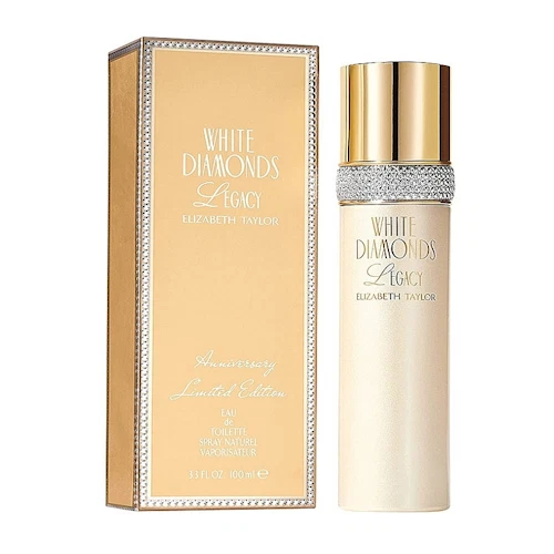 White Diamonds Legacy by Elizabeth Taylor 3.3 oz EDT Perfume Women New In Box
