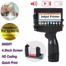 Portable Handheld Inkjet Printer Date QR Coder LOGO Coding Machine Smart Display