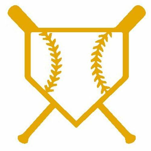 Home Plate Vinyl Decal eBay