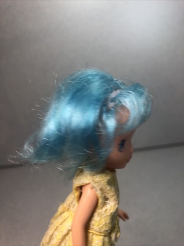 "Muñeca Kenner vintage años 80 Rose Petal Place muñeca niñas pelo azul 6""" - Imagen 3 de 18