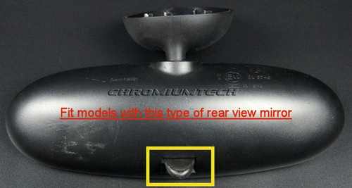 Mini Cooper/S/ONE R50 R53 2000-2003 Interior Vista Trasera Espejo Cubierta UNION JACK - Imagen 2 de 4
