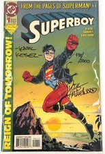 Superboy #1 (1994) Hand Signed by Artist and ...