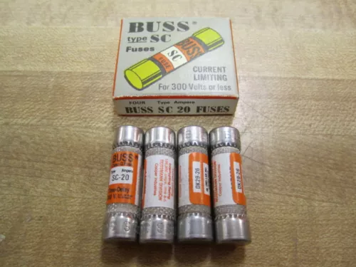 Buss SC-20 Bussmann Fuse Cross Ref 1CZ45 (Pack of 4)