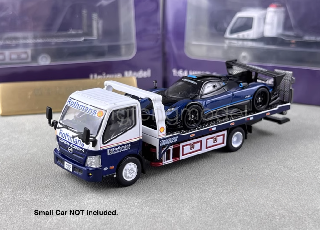 UM 1:64 Scale Rothmans 300 HINO Dutro Mk2 Flatbed Tow Diecast