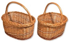 Einkaufskorb  Quer- oder Längsbügel Weidenkorb Autokorb Weide Korb Präsentkorb 