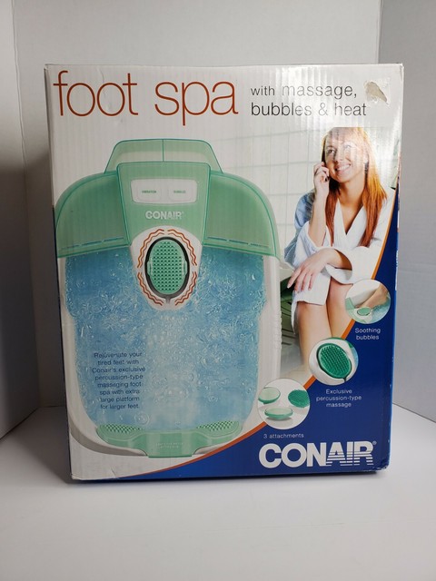 conair foot spa with massage bubbles and heat