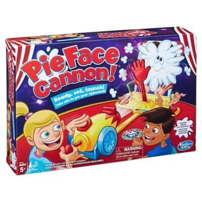 Pie Face Cannon Game: Whipped Cream Family Board Game