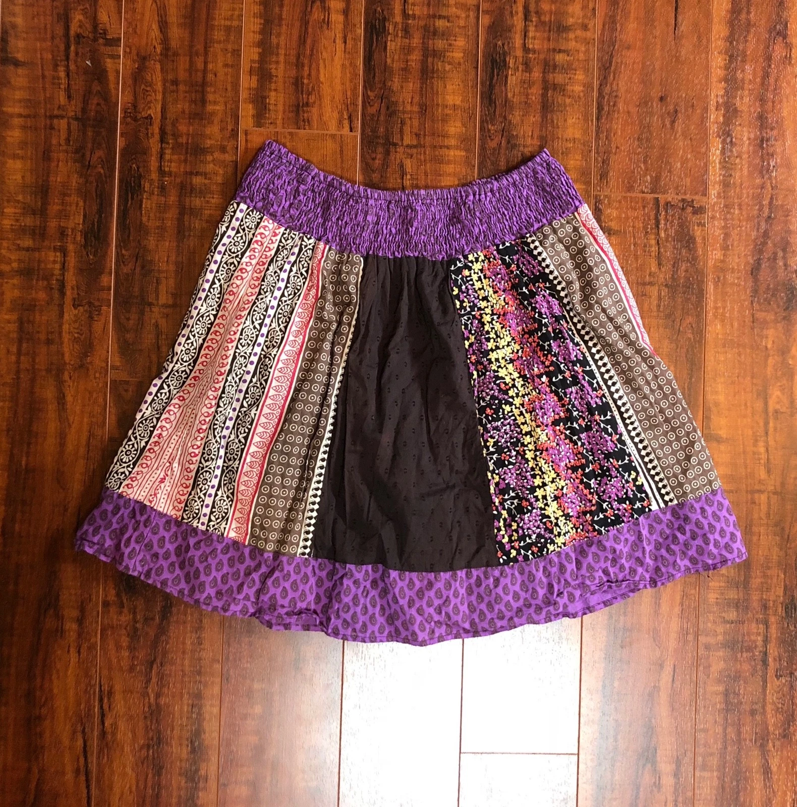 BoHo Bohemian HIPPIE CHIC sz S / M Versatile Dressy / Casual Flirty Skirt