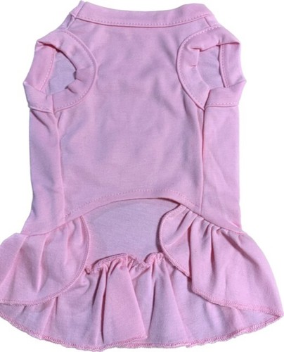 Glittery Pastel Pink Diamond Ring Pet Dress Medium - Picture 3 of 4
