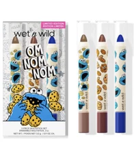 Wet n Wild SESAME STREET Multistick eye shadow/liner-3 Piece Set COOKIE MONSTER