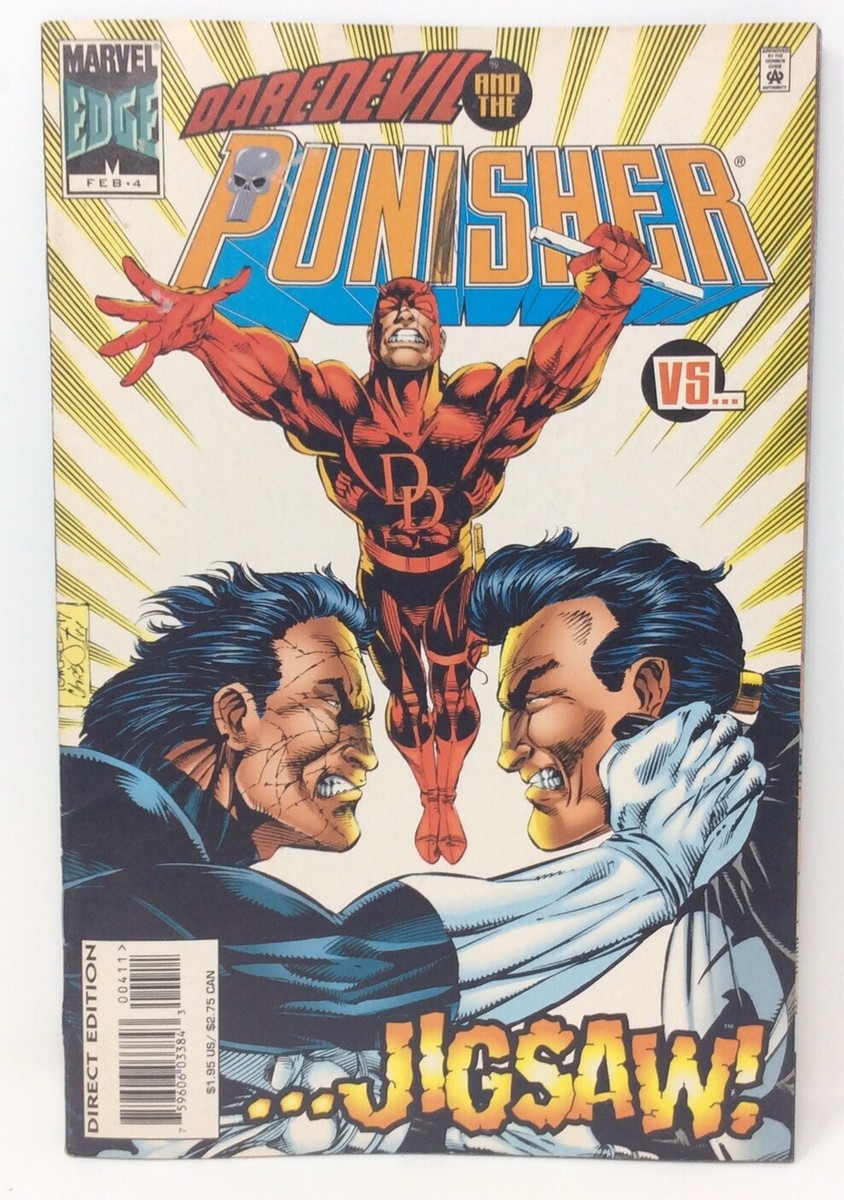 Daredevil and The Punisher VS. Jigsaw #4 Marvel Edge Comics