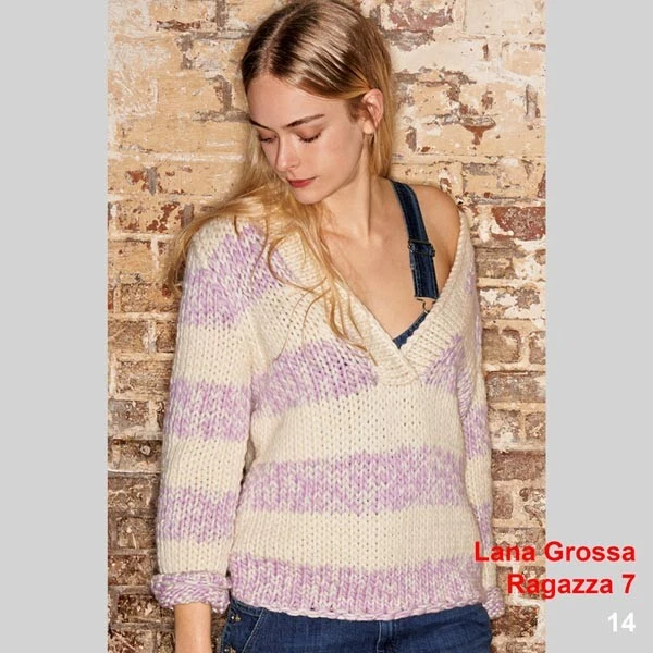 Lana Grossa Ragazza 7 Revista De Tejido Con Instrucciones De Tejido - Imagen 2 de 2