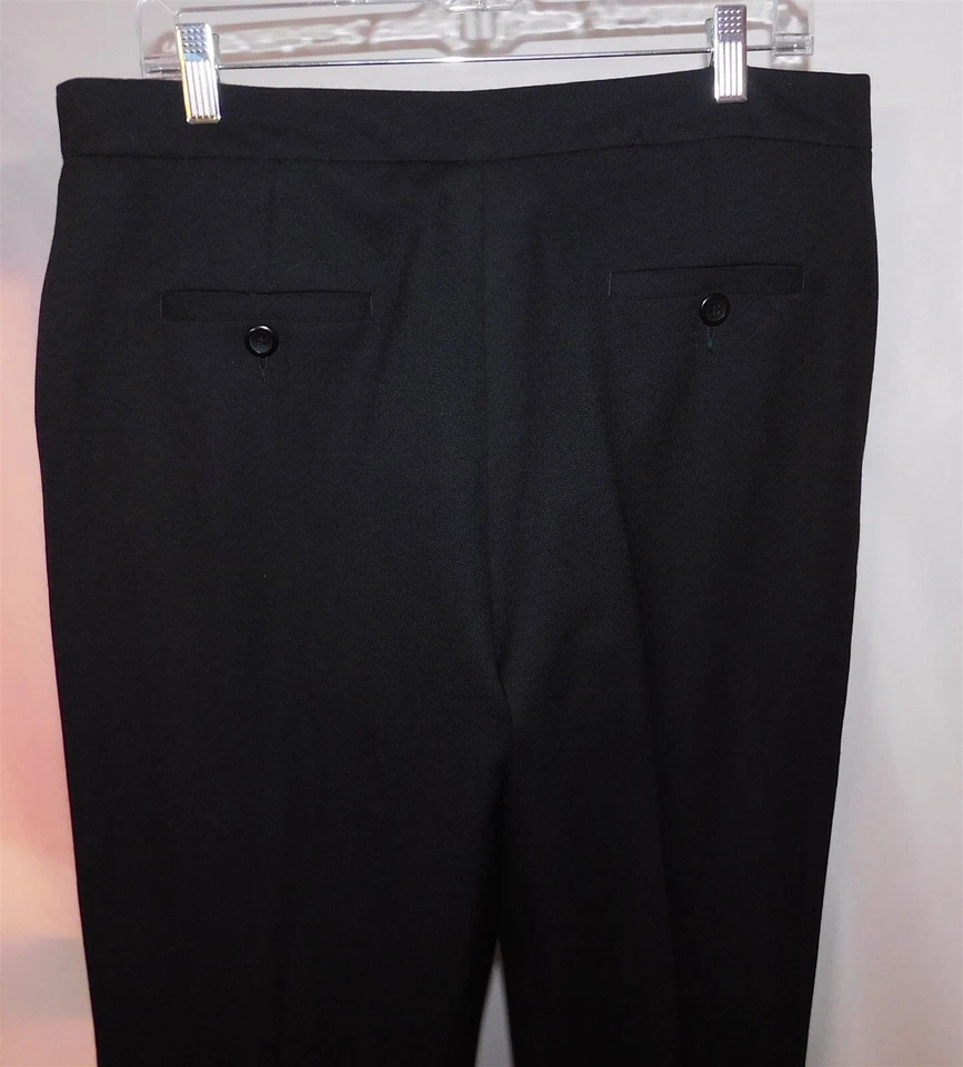 Lote de 3 piezas Pendleton 100 % lana virgen pantalones falda seda top negro beige talla 16 XL Foto 4 de 4