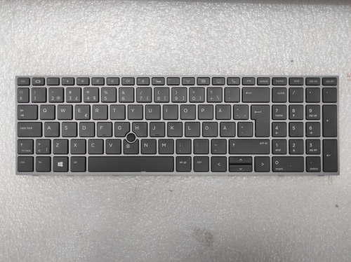 Tastatur HP ZBook 15 17 G5 G6 Keyboard Svensk FIN QWERTY Backlit