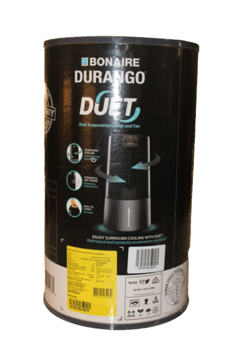 Bonaire Durango Duet Portable Evaporative Cooler 3-Speed Setting+300CFM+Black - Picture 8 of 23