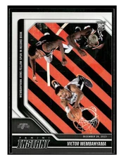 2023-24 Panini Instant Victor Wembanyama ROOKIE CARD 1/3127 SP Spurs #210 RC NM