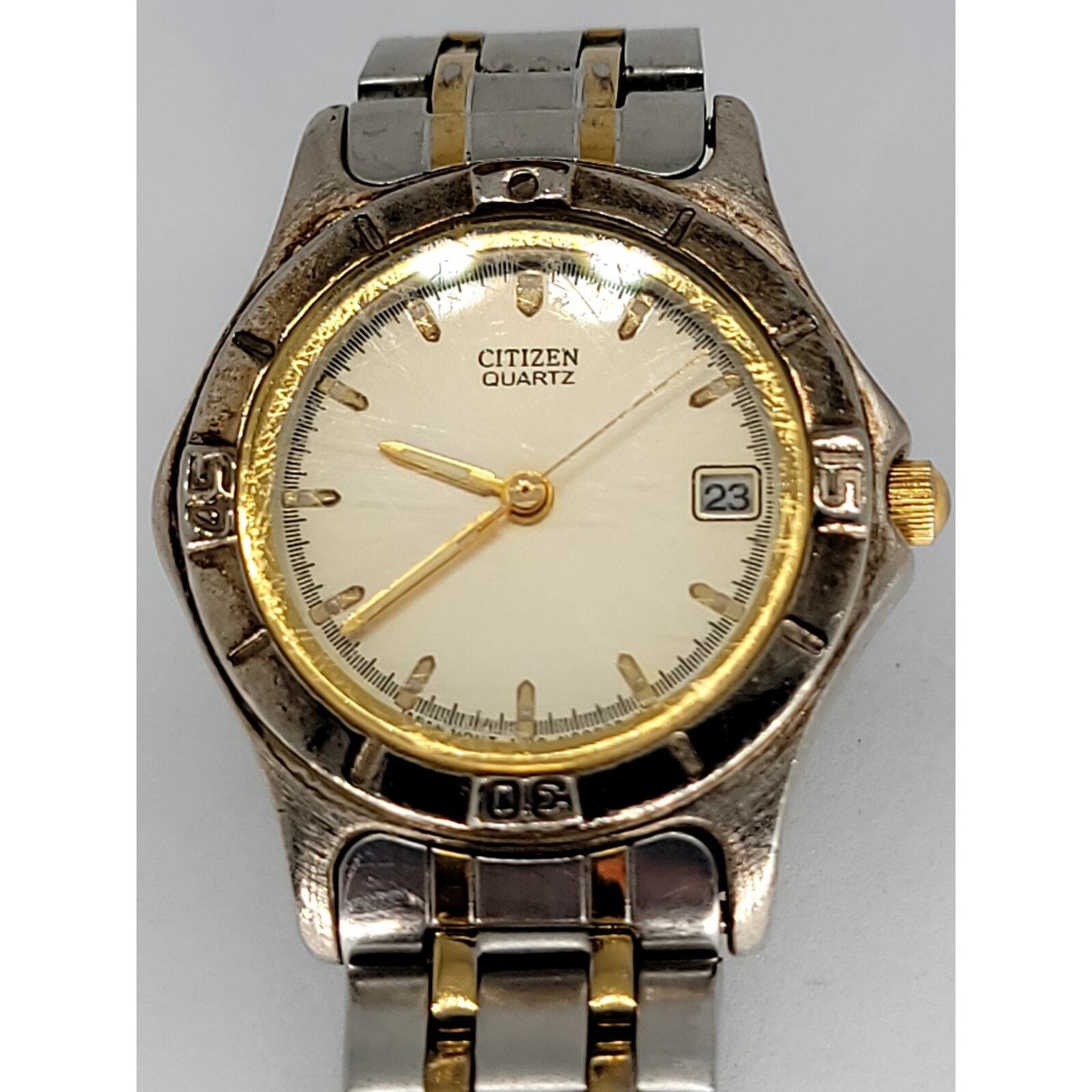Classic Citizen Quartz Two-Tone Watch with Date Display | eBay