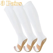 Copper Compression Socks High Support Neuropathy Stockings Soothe Women Men