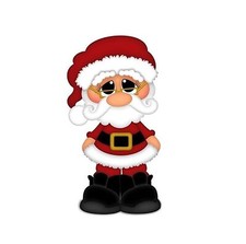 Christmas Santa Claus Metal Die Cuts, Cute Santa Claus Cutting Dies Cut Stenc...