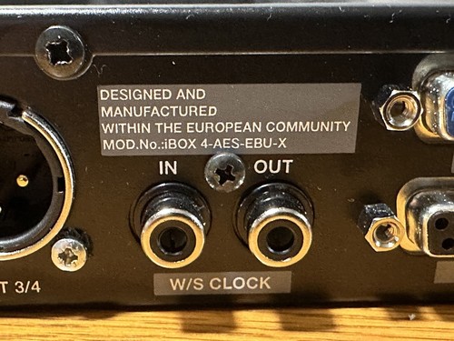 SOUNDSCAPE  4-CHANNEL  iBOX4-AES/EBU  XLR-TDIF - Picture 12 of 15