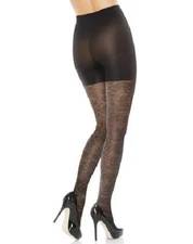 Spanx Assets by Sara Blakely Textured Shaping Floral Tights