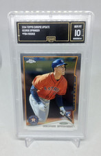 2014 Topps Chrome Update George Springer GMA 10 Gem Mint #MB-4 Rookie RC!!!!