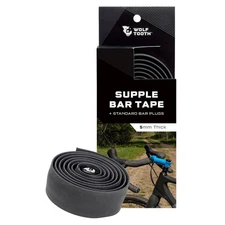 Wolf Tooth Components Supple Bar Tape - Black 100% silicone is washable
