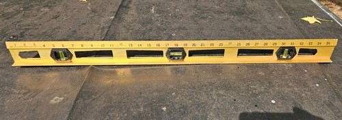 Vintage Empire #450-36 Speed Level, 36" Aluminium adodiert seltenes Stück, gebraucht