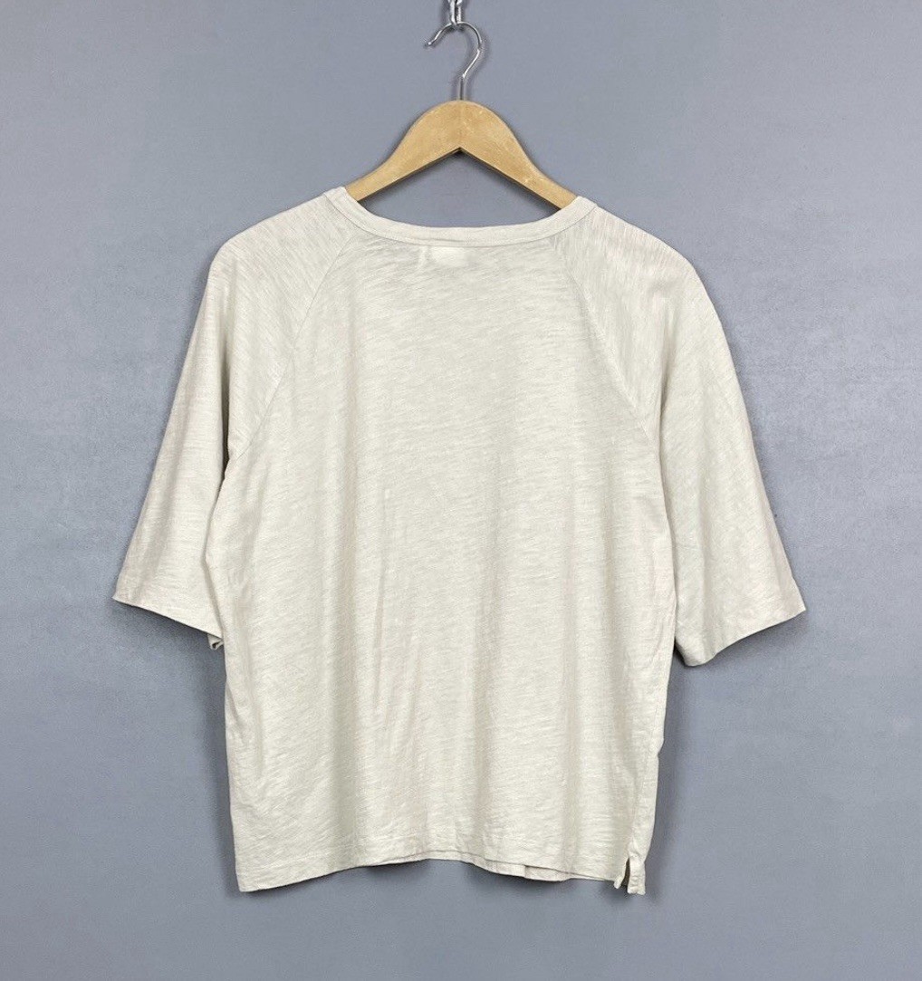Toast 100% Organic Cotton Short Sleeve T-Shirt Women’s Size M Beige Top Tee