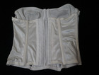 Vtg Van Raalte longline bustier boned corset bra bridal shapewear 36C — photo 3
