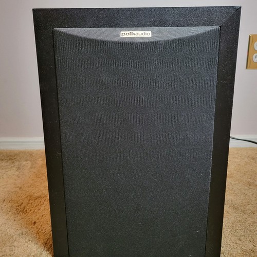 Polk Audio RM6750 subwoofer alimentato sub home theater basso nero griglia audio forte - Foto 6 di 15