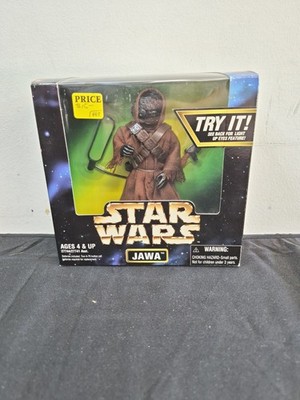 Vtg Hasbro Star Wars PotF Action Collection Jawa Figure (1997) NIB Light Up Eyes
