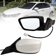 Left Driver Side Mirror Power Glass 3Pins for 2013-2017 Honda Accord Sedan Coupe
